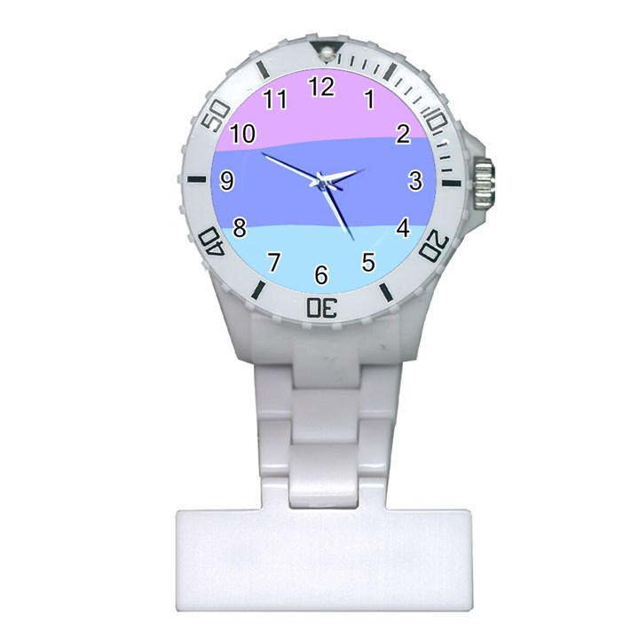 Pastel Colour, Blue, Lilac, Orange, Pastel, Pink, Romance Plastic Nurses Watch