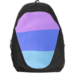 Pastel Colour, Blue, Lilac, Orange, Pastel, Pink, Romance Backpack Bag by kyorashop23