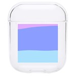 Pastel Colour, Blue, Lilac, Orange, Pastel, Pink, Romance Hard PC AirPods 1/2 Case Front