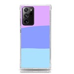 Pastel Colour, Blue, Lilac, Orange, Pastel, Pink, Romance Samsung Galaxy Note 20 Ultra TPU UV Case Front