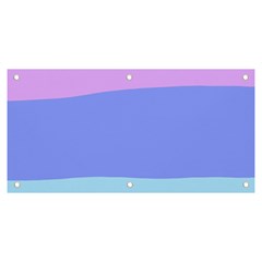 Pastel Colour, Blue, Lilac, Orange, Pastel, Pink, Romance Banner And Sign 6  X 3  by kyorashop23