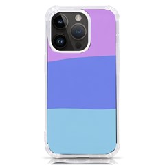 Pastel Colour, Blue, Lilac, Orange, Pastel, Pink, Romance Iphone 14 Pro Tpu Uv Print Case by kyorashop23