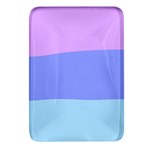 Pastel Colour, Blue, Lilac, Orange, Pastel, Pink, Romance Rectangular Glass Fridge Magnet (4 pack) Front