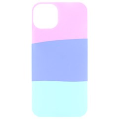 Pastel Colour, Blue, Lilac, Orange, Pastel, Pink, Romance Iphone 15 Pro Black Uv Print Pc Hardshell Case by kyorashop23