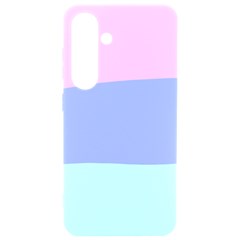 Pastel Colour, Blue, Lilac, Orange, Pastel, Pink, Romance Samsung Galaxy S24 6 2 Inch Black Tpu Uv Case by kyorashop23