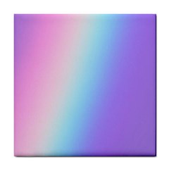 Pastel Rainbow, Color Tile Coaster