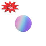 Pastel Rainbow, Color 1  Mini Magnet (10 pack)  Front