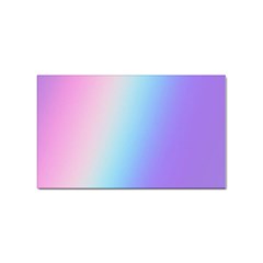 Pastel Rainbow, Color Sticker Rectangular (100 Pack) by kyorashop23