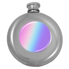 Pastel Rainbow, Color Round Hip Flask (5 Oz) by kyorashop23