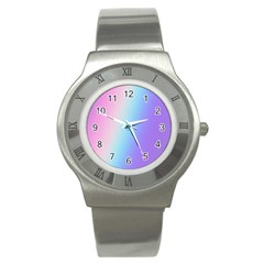 Pastel Rainbow, Color Stainless Steel Watch by kyorashop23