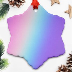 Pastel Rainbow, Color Ornament (snowflake)