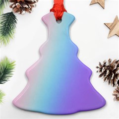 Pastel Rainbow, Color Christmas Tree Ornament (two Sides)