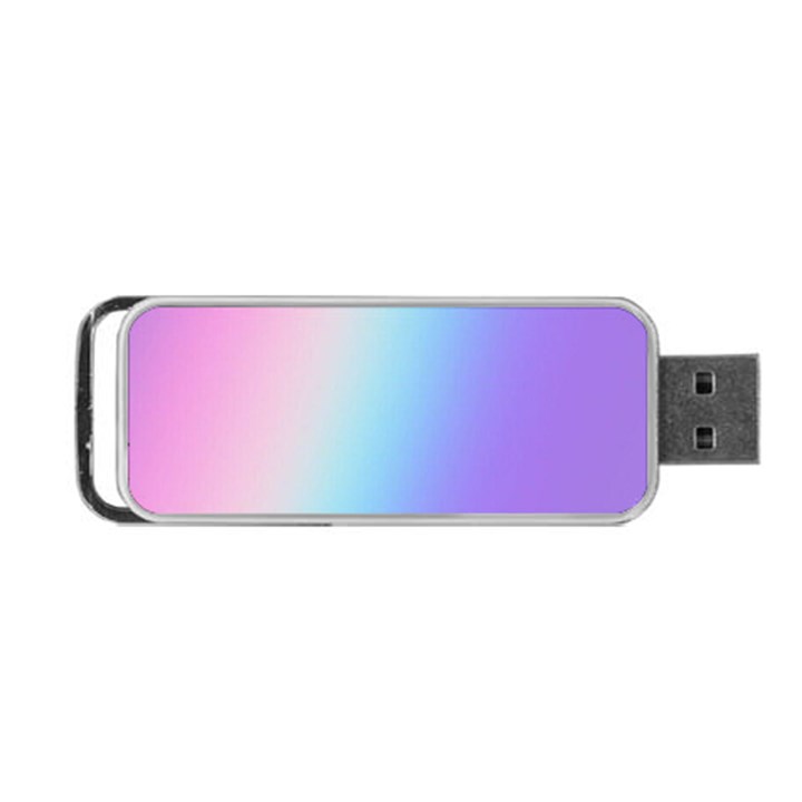 Pastel Rainbow, Color Portable USB Flash (One Side)