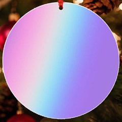 Pastel Rainbow, Color Uv Print Acrylic Ornament Round by kyorashop23