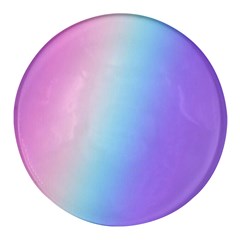 Pastel Rainbow, Color Round Glass Fridge Magnet (4 Pack) by kyorashop23