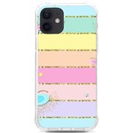 Pastel, Butterfly, Spring, Stripes, iPhone 12/12 Pro TPU UV Print Case Front