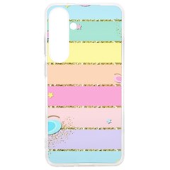 Pastel, Butterfly, Spring, Stripes, Samsung Galaxy S24 Ultra 6 9 Inch Tpu Uv Case by kyorashop23