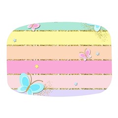 Pastel, Butterfly, Spring, Stripes, Mini Square Pill Box by kyorashop23