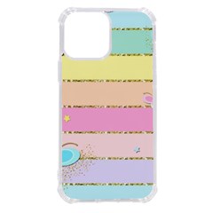 Pastel, Butterfly, Spring, Stripes, Iphone 13 Pro Max Tpu Uv Print Case by kyorashop23