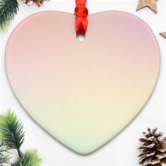 Rainbow Pastel, Purple, Gradient, Light, Led, Pink, Simple Ornament (heart)