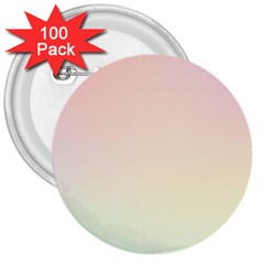 Rainbow Pastel, Purple, Gradient, Light, Led, Pink, Simple 3  Buttons (100 Pack)  by kyorashop23