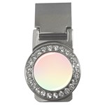 Rainbow Pastel, Purple, Gradient, Light, Led, Pink, Simple Money Clips (CZ)  Front