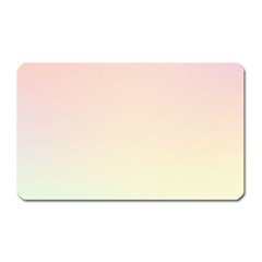 Rainbow Pastel, Purple, Gradient, Light, Led, Pink, Simple Magnet (rectangular) by kyorashop23