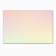 Rainbow Pastel, Purple, Gradient, Light, Led, Pink, Simple Postcards 5  X 7  (pkg Of 10) by kyorashop23