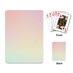 Rainbow Pastel, Purple, Gradient, Light, Led, Pink, Simple Playing Cards Single Design (rectangle)