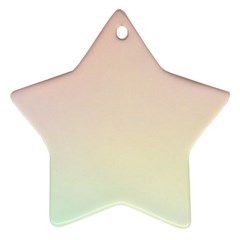 Rainbow Pastel, Purple, Gradient, Light, Led, Pink, Simple Ornament (star) by kyorashop23