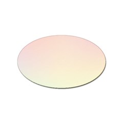 Rainbow Pastel, Purple, Gradient, Light, Led, Pink, Simple Sticker (oval) by kyorashop23