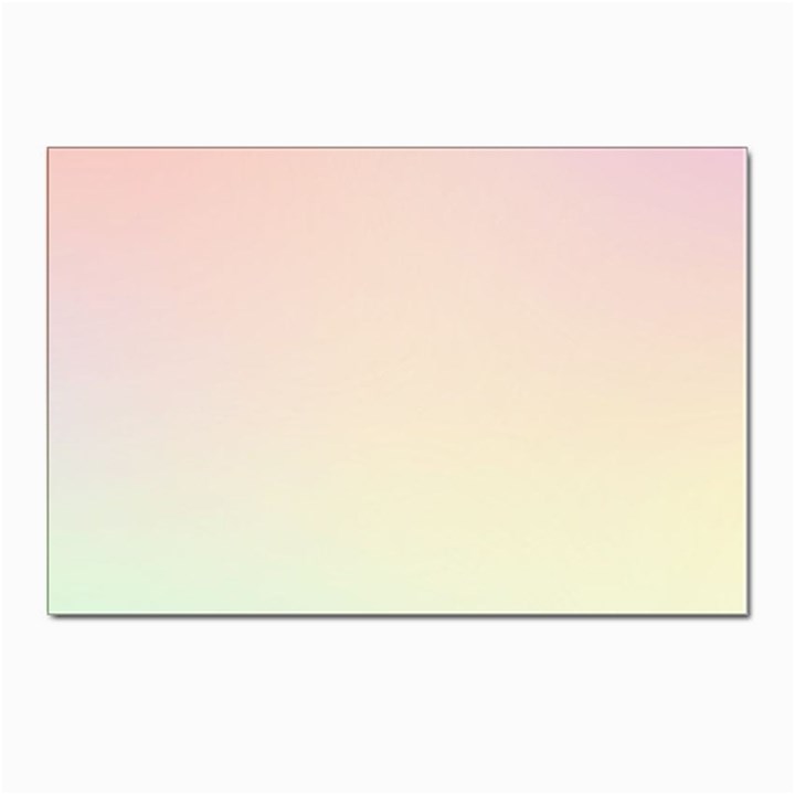 Rainbow Pastel, Purple, Gradient, Light, Led, Pink, Simple Postcard 4 x 6  (Pkg of 10)