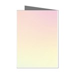 Rainbow Pastel, Purple, Gradient, Light, Led, Pink, Simple Mini Greeting Cards (Pkg of 8) Left