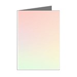 Rainbow Pastel, Purple, Gradient, Light, Led, Pink, Simple Mini Greeting Cards (Pkg of 8) Right