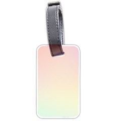 Rainbow Pastel, Purple, Gradient, Light, Led, Pink, Simple Luggage Tag (two Sides) by kyorashop23