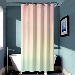 Rainbow Pastel, Purple, Gradient, Light, Led, Pink, Simple Shower Curtain 36  X 72  (stall)  by kyorashop23