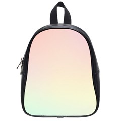 Rainbow Pastel, Purple, Gradient, Light, Led, Pink, Simple School Bag (small)