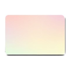 Rainbow Pastel, Purple, Gradient, Light, Led, Pink, Simple Small Doormat by kyorashop23