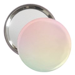 Rainbow Pastel, Purple, Gradient, Light, Led, Pink, Simple 3  Handbag Mirrors by kyorashop23