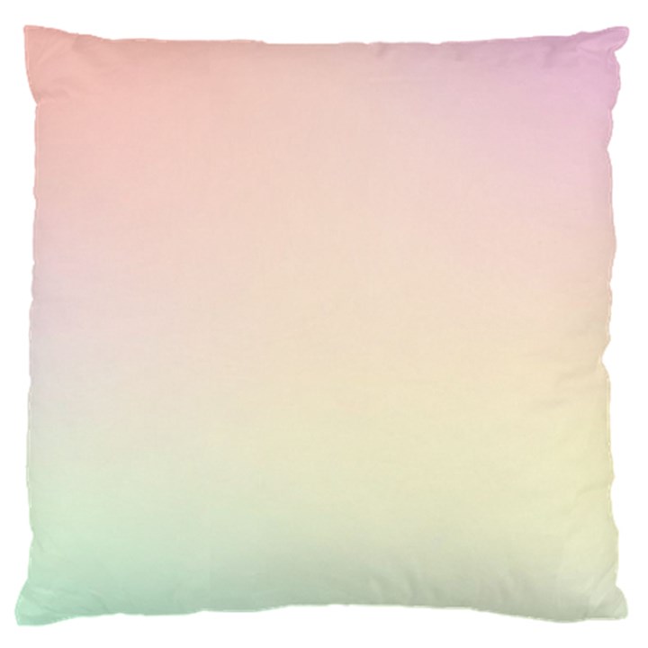 Rainbow Pastel, Purple, Gradient, Light, Led, Pink, Simple Standard Premium Plush Fleece Cushion Case (One Side)