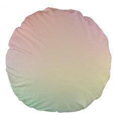 Rainbow Pastel, Purple, Gradient, Light, Led, Pink, Simple Large 18  Premium Flano Round Cushions by kyorashop23