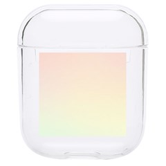 Rainbow Pastel, Purple, Gradient, Light, Led, Pink, Simple Hard Pc Airpods 1/2 Case by kyorashop23