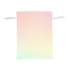 Rainbow Pastel, Purple, Gradient, Light, Led, Pink, Simple Lightweight Drawstring Pouch (l) by kyorashop23