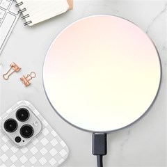 Rainbow Pastel, Purple, Gradient, Light, Led, Pink, Simple Wireless Fast Charger(white) by kyorashop23