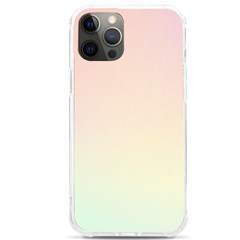 Rainbow Pastel, Purple, Gradient, Light, Led, Pink, Simple Iphone 12 Pro Max Tpu Uv Print Case by kyorashop23