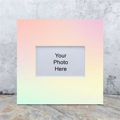 Rainbow Pastel, Purple, Gradient, Light, Led, Pink, Simple White Box Photo Frame 4  X 6  by kyorashop23