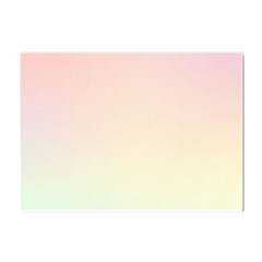 Rainbow Pastel, Purple, Gradient, Light, Led, Pink, Simple Crystal Sticker (a4) by kyorashop23