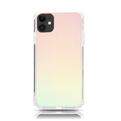 Rainbow Pastel, Purple, Gradient, Light, Led, Pink, Simple Iphone 11 Tpu Uv Print Case by kyorashop23