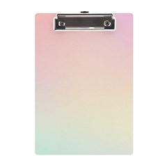 Rainbow Pastel, Purple, Gradient, Light, Led, Pink, Simple A5 Acrylic Clipboard by kyorashop23