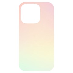 Rainbow Pastel, Purple, Gradient, Light, Led, Pink, Simple Iphone 14 Pro Black Uv Print Case by kyorashop23